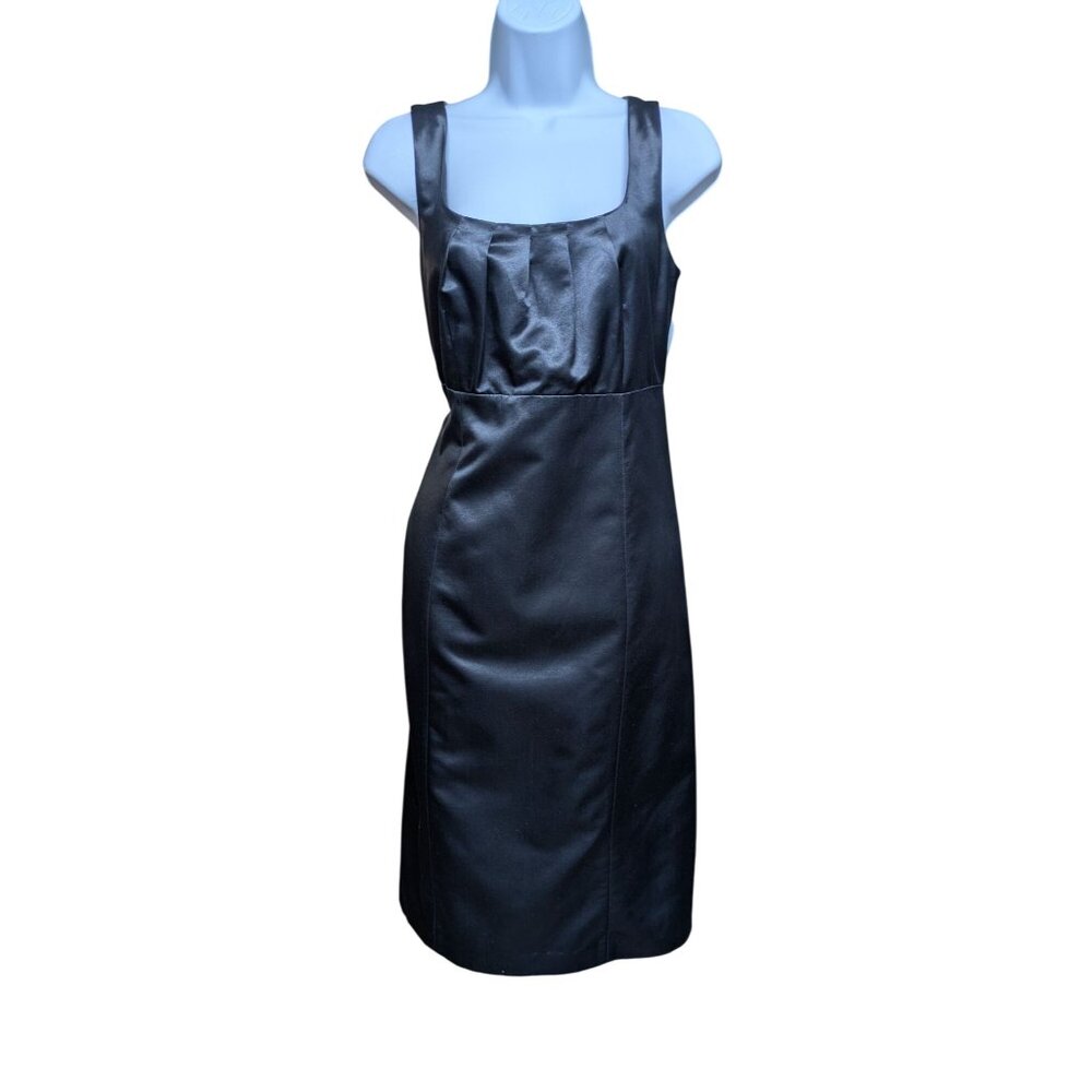 Banana Republic Women's Black Silk blend Lined sheath Dress Size 10